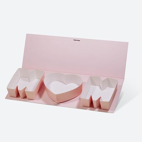 Geoto 17.3x6x2in Fillable DAD Shaped Letter Box 1 Pack, Empty Gift Wrapping Box for Father's Day Packing (Navy Blue) in Saudi Arabia