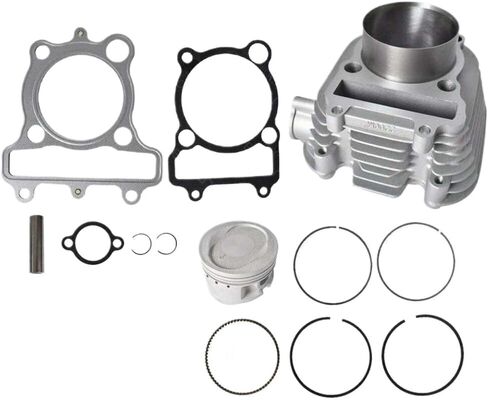 Cylinder Piston Ring Gasket End Kit F14801 for Bear 250 (1999–2004), Timberwolf 250 (1992–2000), Moto-4 250 YFM250 (1989–1991) Compatible with OEM 4BD-11310-01-00 in Saudi Arabia