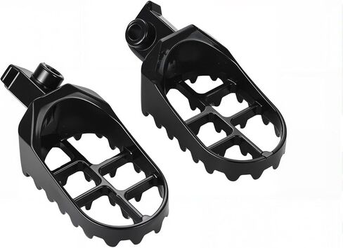 أوتاد قدم الدراجة الترابية الكهربائية باستخدام الحاسب الآلي لـ Tutio Tuttio Tutti Soleil 01 Ebike دراجة نارية Footpegs بقية دواسة على الطرق الوعرة E-bike أسود in Kuwait