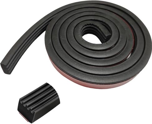 326A0004 غطاء حاجز تونيو، 3/5 بوصة × 65 بوصة ختم غطاء سرير الشاحنة، ذاتي اللصق EPDM مطاط رغوي مضلع تجريد الطقس للمركبات الترفيهية والقوارب والسيارات والشاحنات والبحرية وباب المرآب in Kuwait