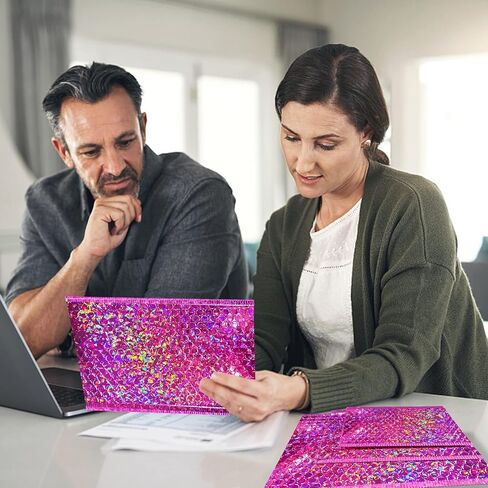 50 Pcs Metallic Bubble Mailers,Holographic Bubble Mailers,Poly Padded Envelopes,Waterproof Self Seal Adhesive Shipping Bags,Holographic Envelopes for Mailing,Packing,Small Business,Thicken (Rose Red) in Saudi Arabia