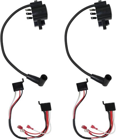 ملف الإشعال 24 584 90-S متوافق مع Koh-ler CV740 CV750 CH740 CH750 SV735 SV740 GT1554 استبدال المحرك 24-584-49-S (أسود 2) in Kuwait