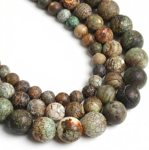 45pcs Round Loose Yellow Fire Agate Beads for Bracelet Beads，8mm Gemstone Bead Round Loose Stone Beads for Jewelry Making DIY Bracelet Necklace Earrings in Saudi Arabia