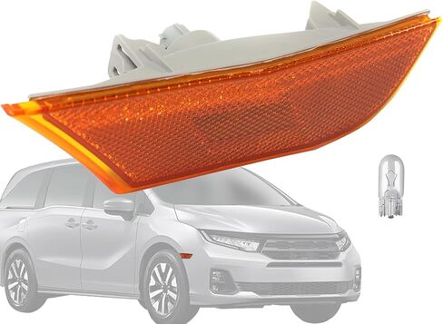 KAP Replacement for Front Fender Halogen Side Marker Lights 2018-2025 Odyssey Passenger Right Side with Bulb Included 33800THRA01 HO2551128 in Kuwait