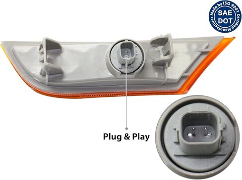 KAP Replacement for Front Fender Halogen Side Marker Lights 2018-2025 Odyssey Passenger Right Side with Bulb Included 33800THRA01 HO2551128 in Kuwait