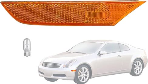 KAP Replacement for Front Fender Halogen Side Marker Lights 2018-2025 Odyssey Passenger Right Side with Bulb Included 33800THRA01 HO2551128 in Kuwait