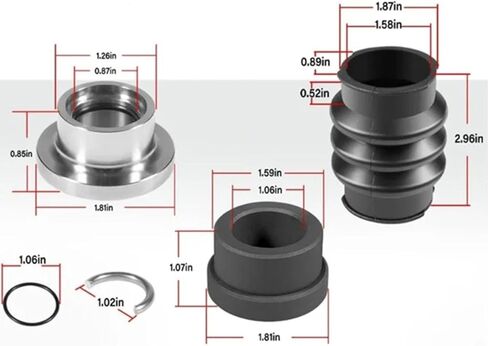 Premium Drive Line Seal Rebuild Set for Ensuring Protected and Extended Life 293300032 Reliably Drive Line Rebuild Set in Kuwait