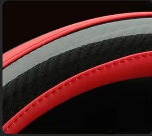 Golf Cart Cover for Yamaha, Club Car DS & Precedent,Car Steering Wheel Cover, Red and Black, Leather, Breathable Perforated Design, Universal Fit, Sporty Style (Blue, 36cm/13.8-14.4 inch) in Saudi Arabia