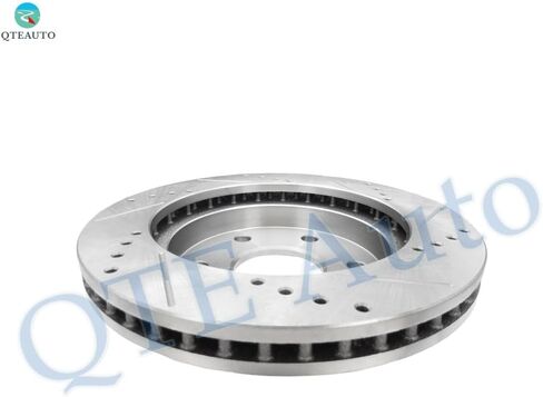 PM Auto Front 304.8mm Drilled Slotted Disc Brake Rotors Replacement For 2001-2006 Chevrolet Tahoe, Automotive Replacement Brake Rotors in Kuwait