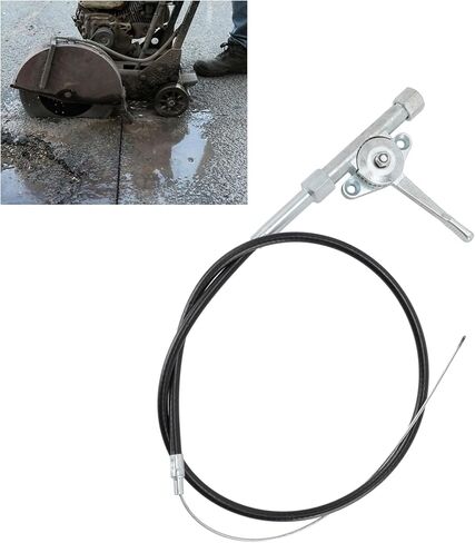 Throttle Cable,Compactor Throttle Switch Pull Cable,Replacement of The Compactor Throttle Cable Assembly for 56035-046 Control Switch Pull The Garden Modified Manipulator,Black in Saudi Arabia