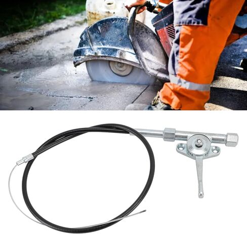 Throttle Cable,Compactor Throttle Switch Pull Cable,Replacement of The Compactor Throttle Cable Assembly for 56035-046 Control Switch Pull The Garden Modified Manipulator,Black in Saudi Arabia