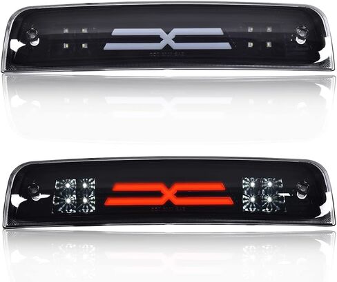 PIT66 LED Bar ضوء الفرامل الثالث مناسب دودج رام 1500 2500 3500 2009-2017 ارتفاع جبل وقف الضوء مصابيح البضائع الخلفية X نوع الدخان عدسة الإسكان الأسود 55372082AE 55372082AF in Kuwait