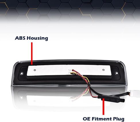 PIT66 LED Bar ضوء الفرامل الثالث مناسب دودج رام 1500 2500 3500 2009-2017 ارتفاع جبل وقف الضوء مصابيح البضائع الخلفية X نوع الدخان عدسة الإسكان الأسود 55372082AE 55372082AF in Kuwait