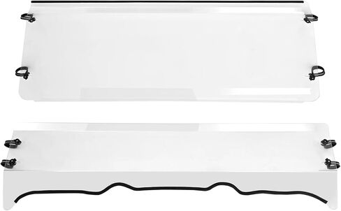 Front Full Windshield FOR Polaris Ranger XP 800 XP 500 XP 700 570 Full Size Round Cage 2009 2010 2011 2012 2013 2014 2017 2018 2019 2020 2021 2022 2023 2024 Clear PC in Saudi Arabia