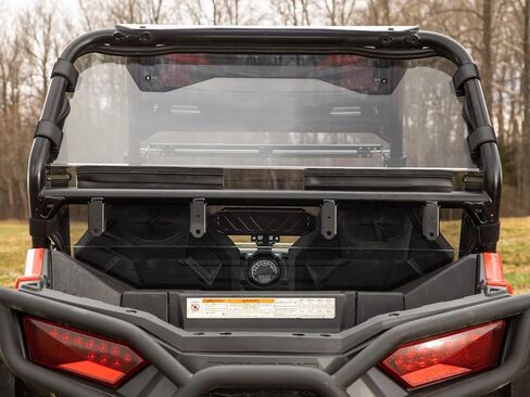 SuperATV Rear Vented Windshield for Polaris RZR S 1000 (2016-2020) | USA Made | Made of 1/4" Polycarbonate- 250x stronger Than Glass | Easy to Install in Kuwait