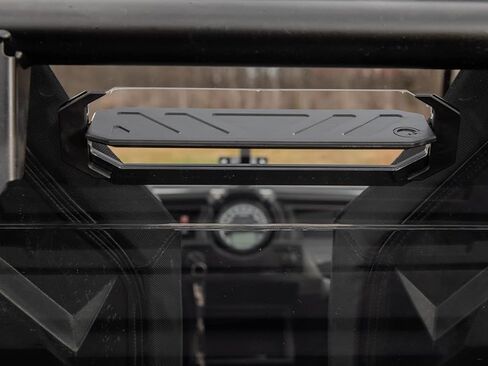 SuperATV Rear Vented Windshield for Polaris RZR S 1000 (2016-2020) | USA Made | Made of 1/4" Polycarbonate- 250x stronger Than Glass | Easy to Install in Kuwait