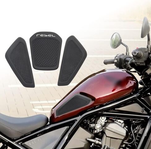 For Honda Rebel CMX 1100 Motorcy Tank Rubber Sticker Protector Sheath Knee Tank Pad Decal in Saudi Arabia