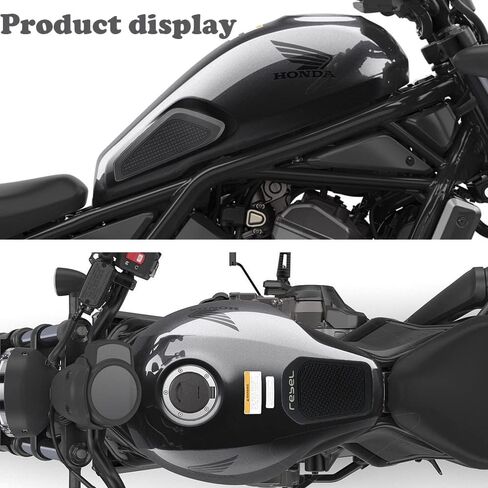 For Honda Rebel CMX 1100 Motorcy Tank Rubber Sticker Protector Sheath Knee Tank Pad Decal in Saudi Arabia