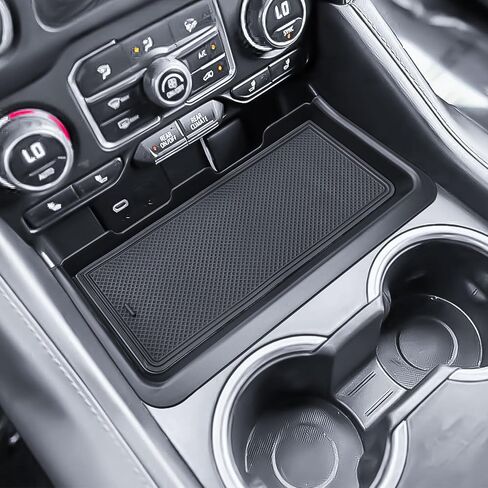 صينية تنظيم وحدة التحكم المركزية المحدثة من RUNROAD متوافقة مع ملحقات 2021-2024 GMC Yukon XL/Chevy Tahoe Suburban، صينية مسند الذراع لصندوق تخزين Yukon الثانوي (ليس لـ Denali/Denali Ultimate) in Kuwait