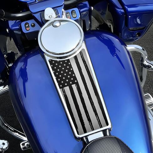 لوحة تحكم بلوحة العلم الأمريكي، متوافقة مع Harley Davidson 1989-2007 Electra Glides والإكسسوارات الخارجية Road Glides 2002-2007 (أسود ورمادي) in Kuwait
