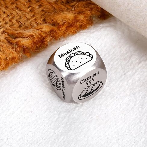 Husband Movie Night Supplies Mens Food Dice for Couple Husband Wife Christmas Stocking Stuffers Iron Gifts for 6th Anniversary Secret Santa Gag Gift Qwixx Dice Game in Kuwait