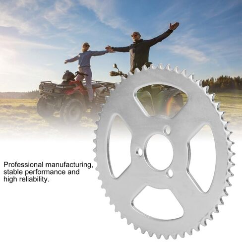 ضرس خلفي فولاذي 54T - ضرس سلسلة ذو 3 مسامير لـ 47cc/49cc 2-Stroke Mini Moto، سكوتر الغاز، ATV، Quad، Dirt Bike & Go Kart (معرف 29 مم، 140 مم OD)‌ in Kuwait