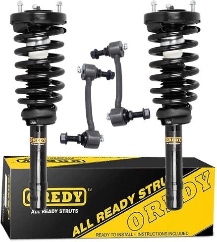 OREDY 4PC Front Struts & Sway Bar Links Kit for 2006-2011 Hyundai Azera & 2006-2010 Hyundai Sonata 2007 2008 2009 Replacement Shock Absorbers Assembly - 172281 K80949 in Kuwait