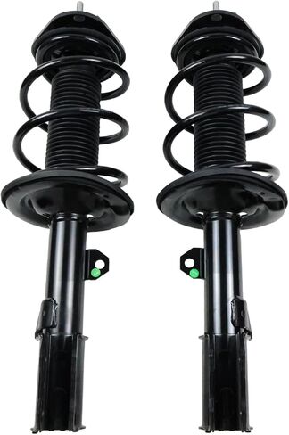 ممتص الصدمات الأمامي دعامات كاملة لـ 2009 2010 2011 2012 2013 Toyota Corolla 1.8L L4, 2011 2012 2013 Toyota Matrix 1.8L L4 مجموعة الصدمات مع مجموعة تعليق زنبركية ملفوفة استبدال 472598 472597 قطعتان in Kuwait