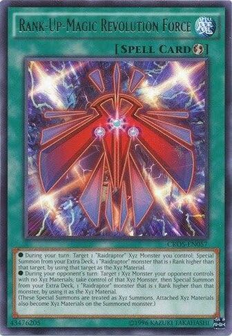 يو غي أوه! - Rank-Up-Magic Revolution Force (CROS-EN057) - أرواح متقاطعة - إصدار غير محدود - نادر in Kuwait