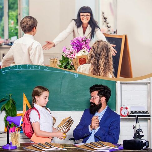 جلينمال 20 مجموعة هدية تقدير المعلم للنساء دفتر دوامة شكرا لك هدية نهاية العام للمعلمين من الطلاب مجلة ملهمة مع أقلام الخيزران لمستلزمات موظفي المكتب in Kuwait