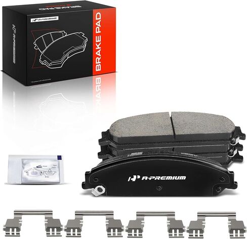 A-Premium Front Ceramic Disc Brake Pads Set Compatible with Select Chrysler and Dodge Models - 200/Avenger 2013-2014, 300 2005-2020, Caliber 2008-2009, Challenger 2009-2020, Charger 2006-2020, Magnum in Saudi Arabia