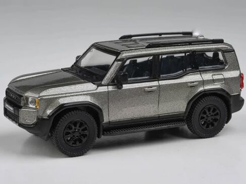 Paragon Models 2024 250 Prado Meteor Shower Silver Metallic 1/64 Diecast Model Car PA-55746 in Kuwait