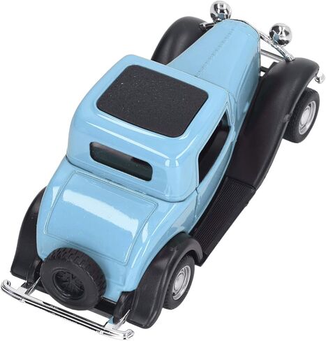 Classic Vintage Alloy Car Model Opened Doors Retro Antique Pullback Toy 1:32 for Playtime Education (Blue) in Kuwait
