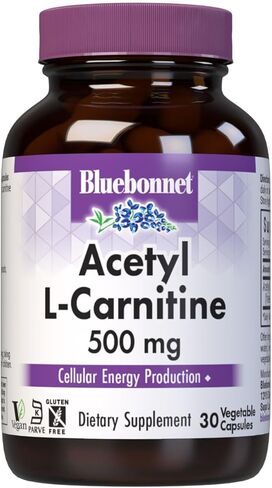 BlueBonnet Acetyl L-Carnitine 500 mg Vitamin Capsules, 60 Count in Saudi Arabia