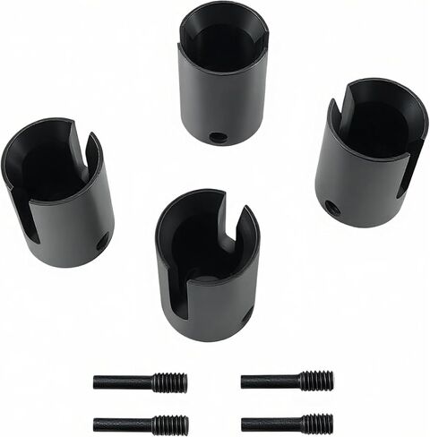 45# Hardened Steel Drive Cup Set for 1/10 E-Revo 2.0 VXL 86086-4, Heavy-Duty Front & Rear Drive Cups, 4-Piece Upgrade Kit, Replaces 8652 & 8652X in Saudi Arabia