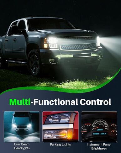 Headlight Switch Compatible with Cadillac Escalade 2003-2006, Chevy Avalanche Silverado Suburban Tahoe GMC Sierra Yukon Hummer H2, Instrument Panel Dimmer Switch, Replaces 15176678, 15194803 in Kuwait
