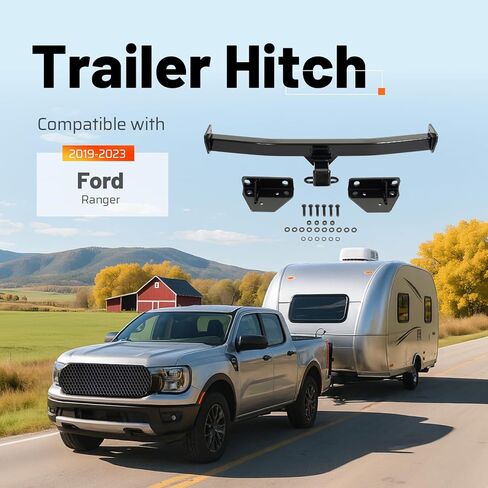 Class 3 Trailer Tow Hitch, 2 Inch Receiver Compatible with 2019-2023 Ford Ranger in Kuwait