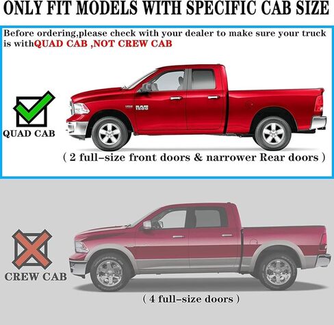 COMNOVA Running Boards Compatible with 2009-2018 Dodge Ram 1500 Quad Cab, 10-24 Dodge Ram 2500 3500 Quad Cab, 6 Inch Ram Rock Sliders Nerf Bars Step Bars Made with High Light Stainless Steel. in Saudi Arabia