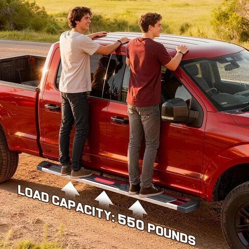 COMNOVA Running Boards Compatible with 2009-2018 Dodge Ram 1500 Quad Cab, 10-24 Dodge Ram 2500 3500 Quad Cab, 6 Inch Ram Rock Sliders Nerf Bars Step Bars Made with High Light Stainless Steel. in Saudi Arabia
