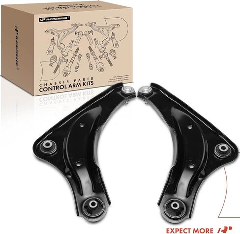 A-Premium 2 x Front Lower Control Arm, with Ball Joint & Bushing, Compatible with Nissan Juke 2011-2017, LEAF 2011-2017 in Kuwait