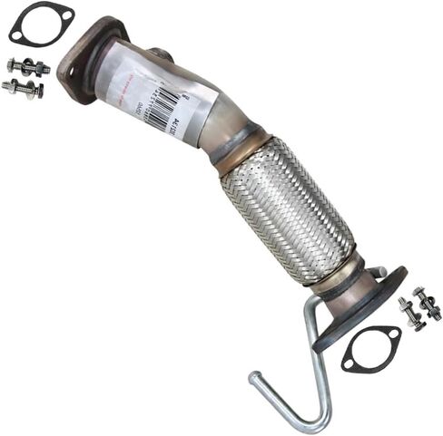Exhaust Front Flex Pipe Compatible for 2011-2016 Hyundai Elantra 1.8L | Stainless Steel | Northeastern Exhaust | Free Gaskets and Bolt Kit Included | Direct-Fit Replacement in Kuwait