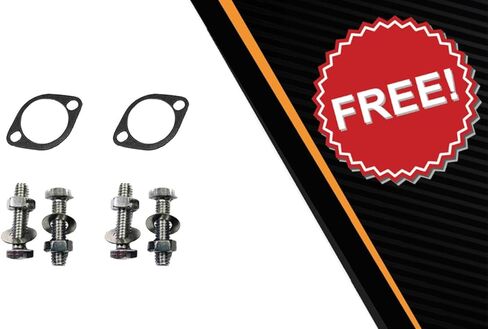 Exhaust Front Flex Pipe Compatible for 2011-2016 Hyundai Elantra 1.8L | Stainless Steel | Northeastern Exhaust | Free Gaskets and Bolt Kit Included | Direct-Fit Replacement in Kuwait