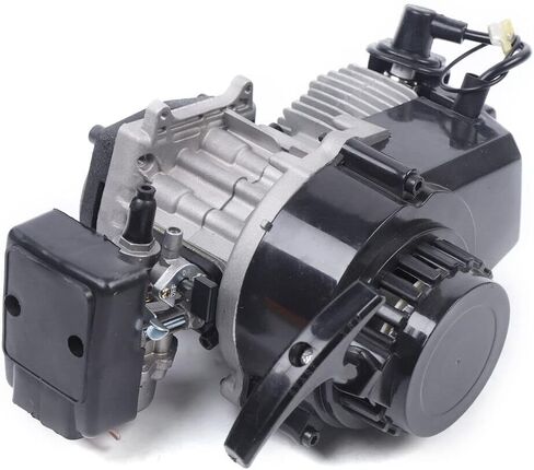 2 Stroke Engine Motor 49CC Racing Complete Engine Motor Pull Start Motorized Bike Engine Kit for Pocket Bike Mini Dirt Bike ATV Scooter in Saudi Arabia