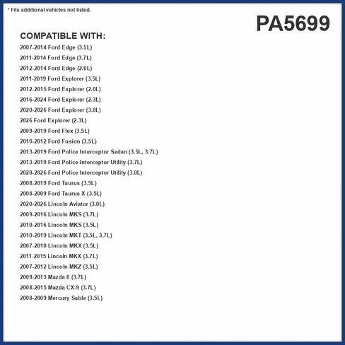فلتر هواء بريميوم جارد PA5699| يناسب موديلات 2007-2020 المختلفة من فورد ولينكولن ومازدا وميركوري in Kuwait