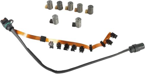 Transmission Master Solenoid Kit Compatible For VW Golf Audi 01M Ribbon Harness Shift 1995+ OEM Replacement 7pcs Set in Saudi Arabia