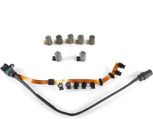 Transmission Master Solenoid Kit Compatible For VW Golf Audi 01M Ribbon Harness Shift 1995+ OEM Replacement 7pcs Set in Saudi Arabia