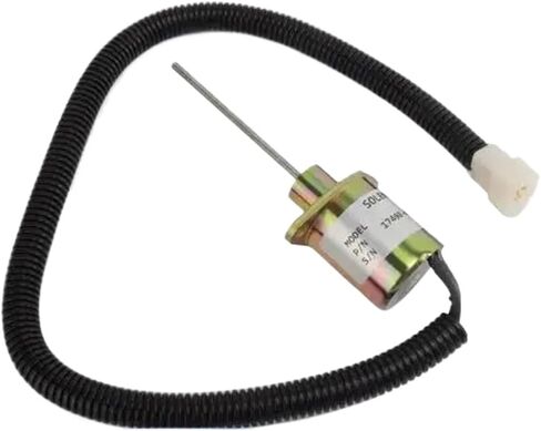 1503ES 12V Fuel Shutdown Solenoid Compatible For Wood-ward Kubota SA-4310-T 3158321-33 SA-4310-12 17490-60010 ShutOff Solenoid Stop Valve in Kuwait