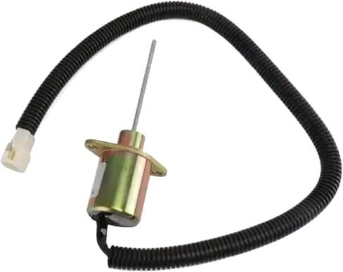1503ES 12V Fuel Shutdown Solenoid Compatible For Wood-ward Kubota SA-4310-T 3158321-33 SA-4310-12 17490-60010 ShutOff Solenoid Stop Valve in Kuwait