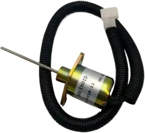1503ES 12V Fuel Shutdown Solenoid Compatible For Wood-ward Kubota SA-4310-T 3158321-33 SA-4310-12 17490-60010 ShutOff Solenoid Stop Valve in Kuwait