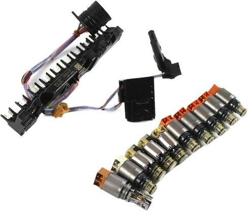 9‑Speed 9HP48 Car Transmission Valve Solenoid With Harness Kit Compatible For Range Rover Evoque L4 2.0L 2.2L in Kuwait